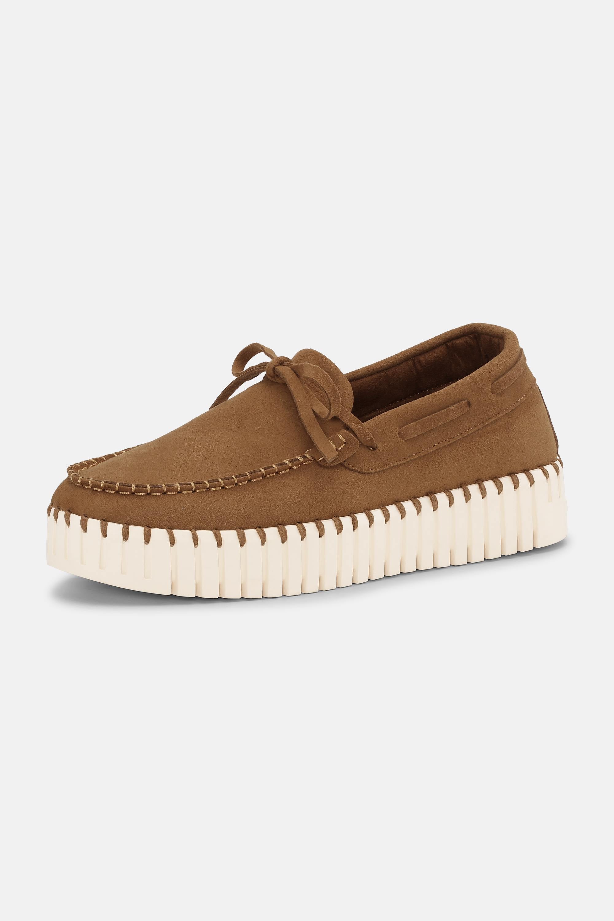Tulip Sailor Shoe - Cashew Pearled Ivory